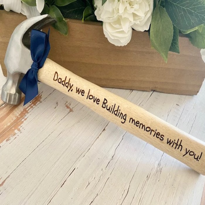 Personalized Father's Day Gifts: Engraved Hammer