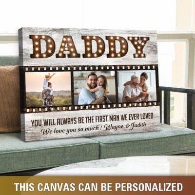 first father's day gift ideas personalized photo canvas print 03
