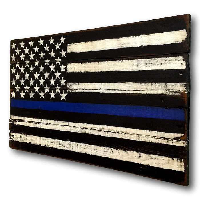 Wooden Sign - Best Thank You Gifts For Police Officers