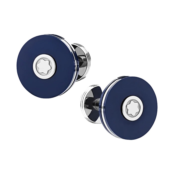 thumbnail image 2 of Yellow & Blue Glass Cufflinks - Cuff Daddy 2 of 12