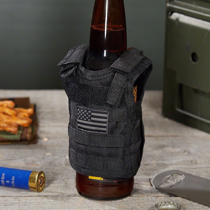Police Retirement Gifts - Koozie With A Police Vest