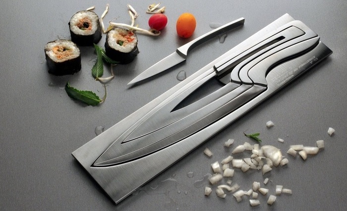 A Set Of Modern Knives