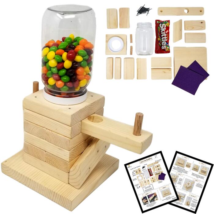 Diy Candy Dispenser - A Perfect Gift To Make Your Grandpa Smile All Day