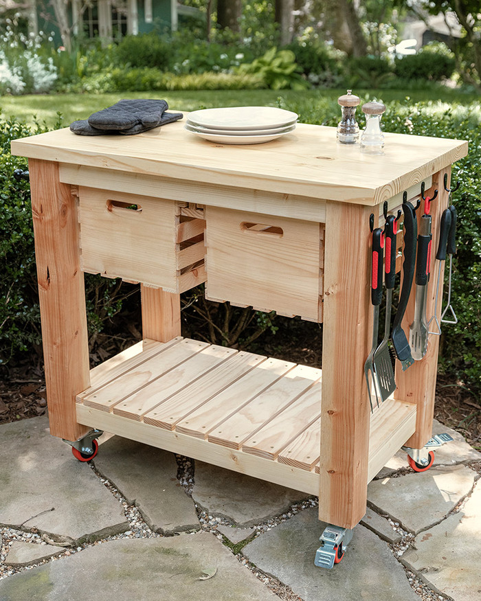 Father’s Day Gift For Grandpa - Diy Grill Cart