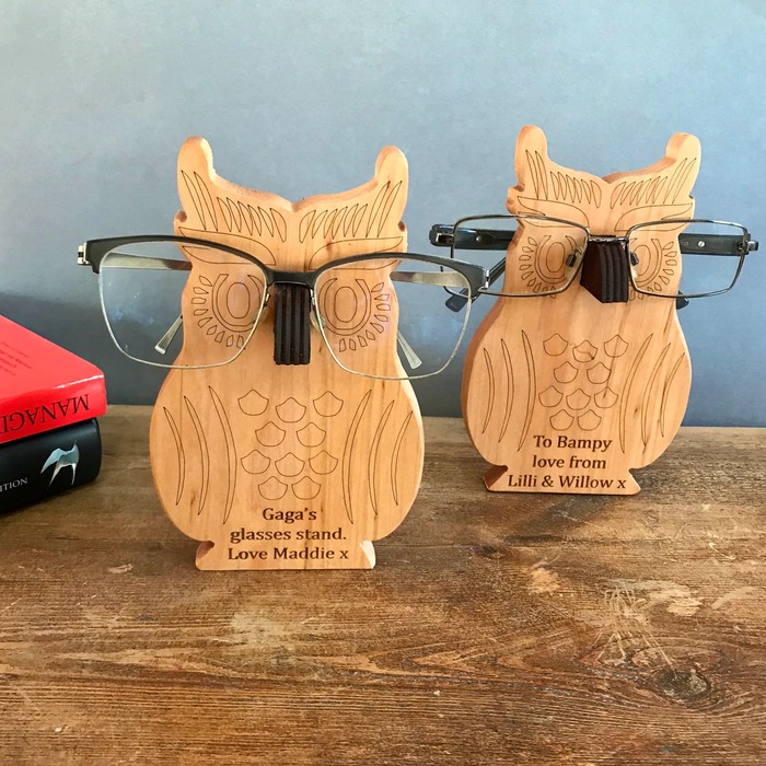 Father’s Day gift for grandpa - Owl Eyeglasses Holder