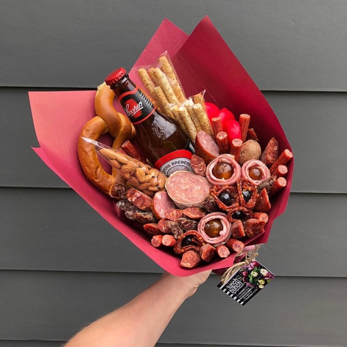 Salami Bouquet - best gifts for grandpa.