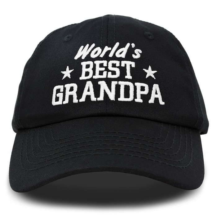 Father’s Day gift for grandpas - World's Best Grandpa Cap he'll love wearing