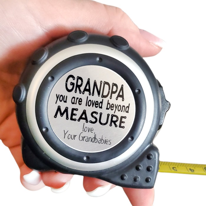Father’s Day gift for grandpa - Personalized Tape Measure
