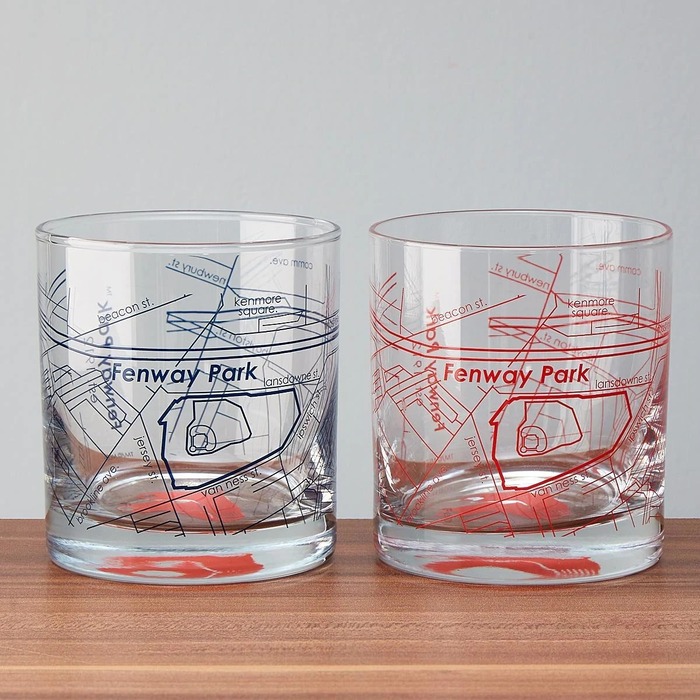 Father’s Day gift for grandpa - Baseball Park Map Glasses