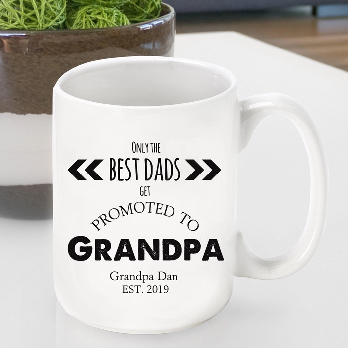 Father’s Day gifts for grandpa -Father’s Day gift for grandpa - "Love You Grandpa" Handwritten Coffee Mug