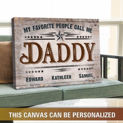 father's day gift customized gift for dad canvas print 04