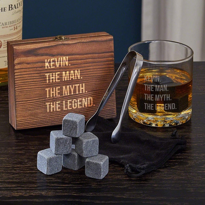 Personalized Whiskey Stones - Appreciation Gifts For Police Officers