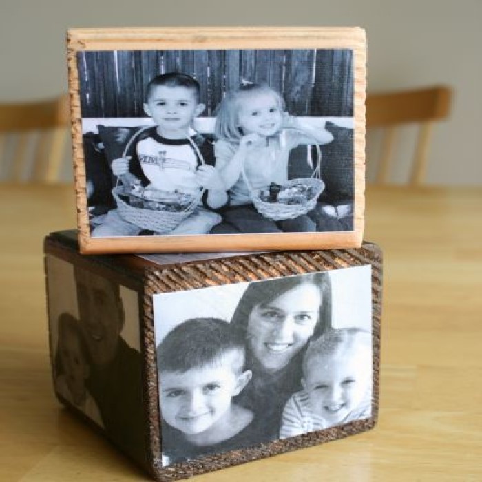 A Picture Cube - diy fathers day gifts