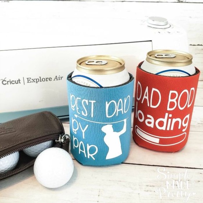  DIY Drink Koozie - fun gift for him.