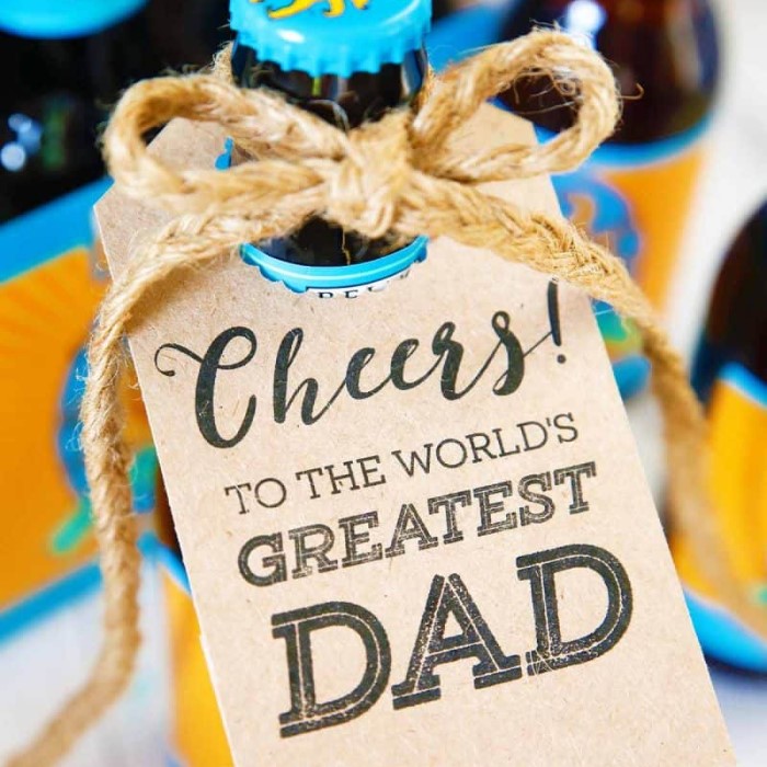 Father's Day DIY Gifts: Fun Labels