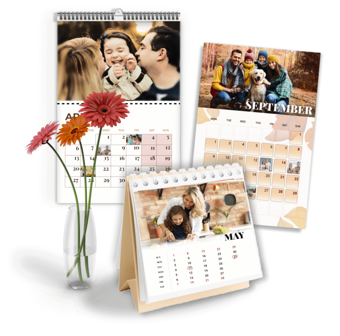 Photo Calendar: Lovely Customized Gifts For Dad