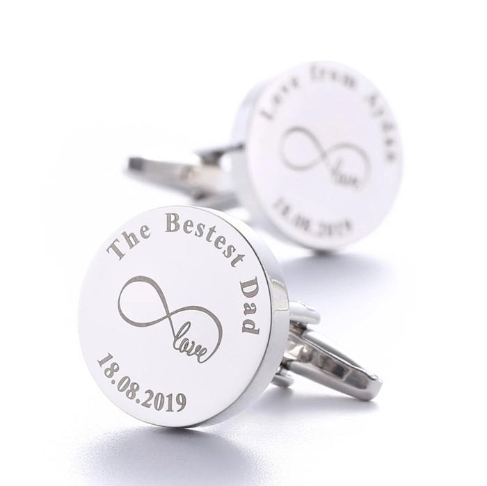 Custom Cufflinks: Personalized First Time Dad Gifts