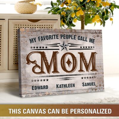 birthday gift for mom personalized canvas print 02