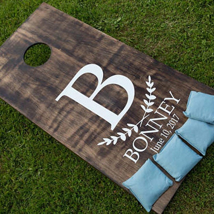 Gifts For Boyfriend Who Has Everything - Personalized Cornhole Board