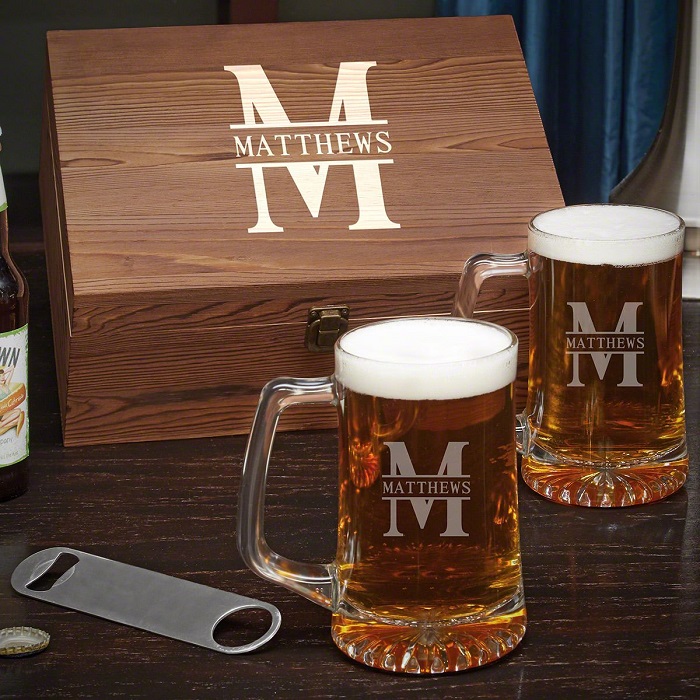 Gifts For The Guy Who Has Everything - Engraved Beer Mugs