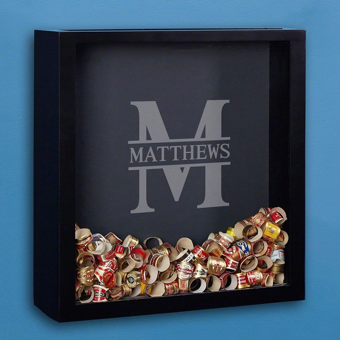 Gifts For Boyfriend Who Has Everything - Personalized Shadow Box