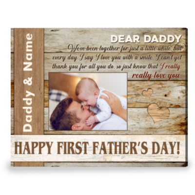 gift for new dad personalized father's day gift special first father's day gift