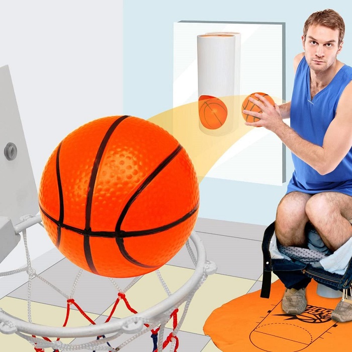 Basketball In The Bathroom