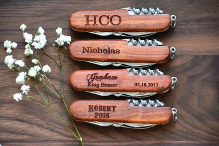 Custom engraved knife: surprise gift for father's day