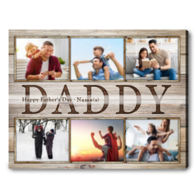 personalized photo canvas print father's day gift ideas 01