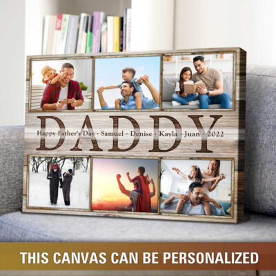 personalized photo canvas print father's day gift ideas 04