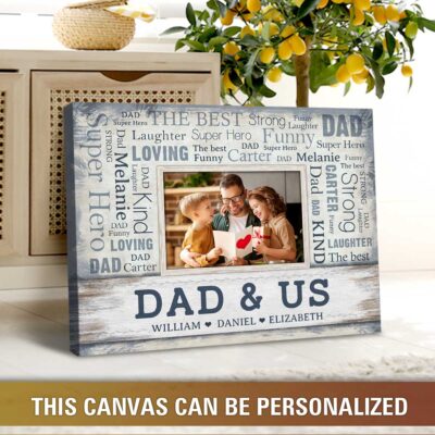 personalized father's day canvas gift unique father's day gift canvas print 03