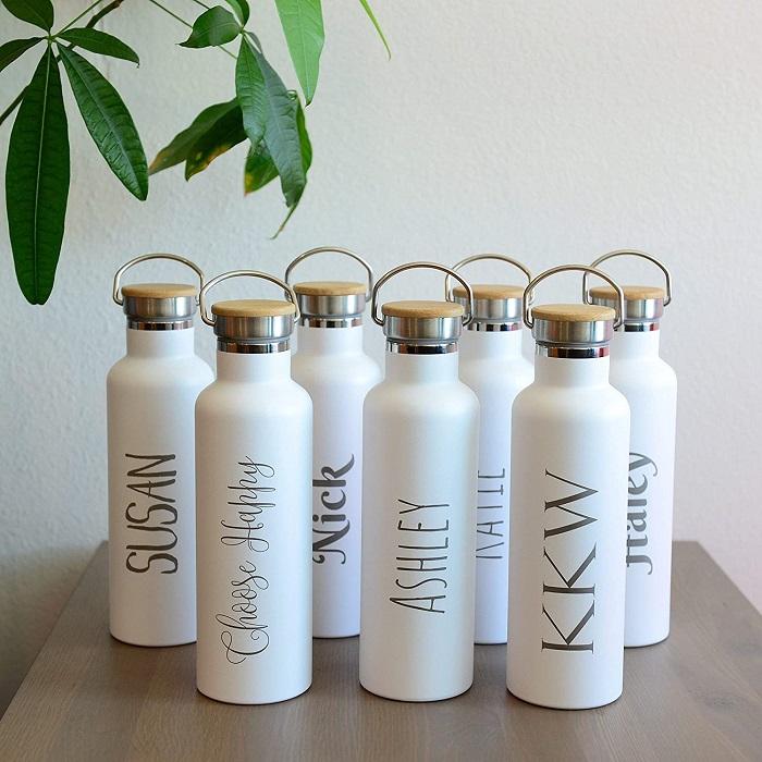 Sentimental Gifts For Dad From Son - Personalized Water Bottle