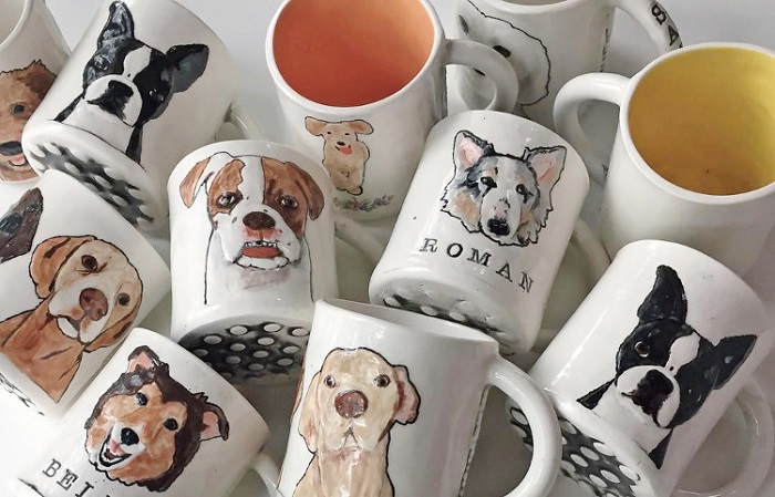 Best Gifts For Dad - Custom Pet Portrait Mug
