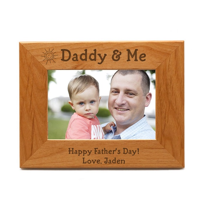 Sentimental Gifts For Dad From Son - Dad & Me Picture Frame
