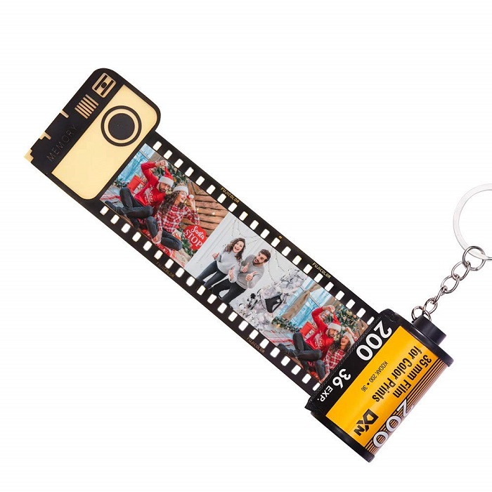 Gift Ideas For Dad From Son - Camera Film Key Chain