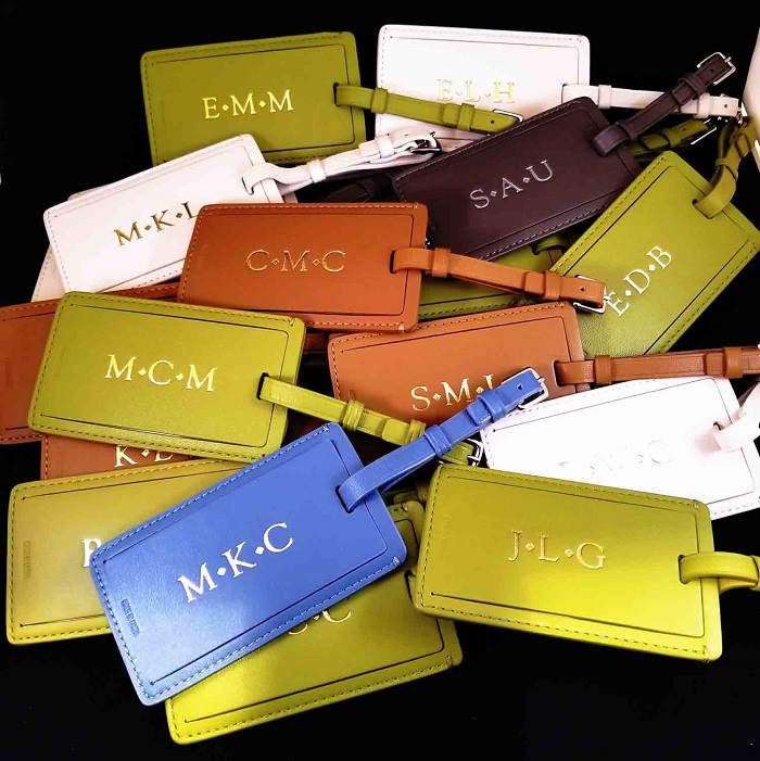 Father Son Gifts - Monogrammed Luggage Tags
