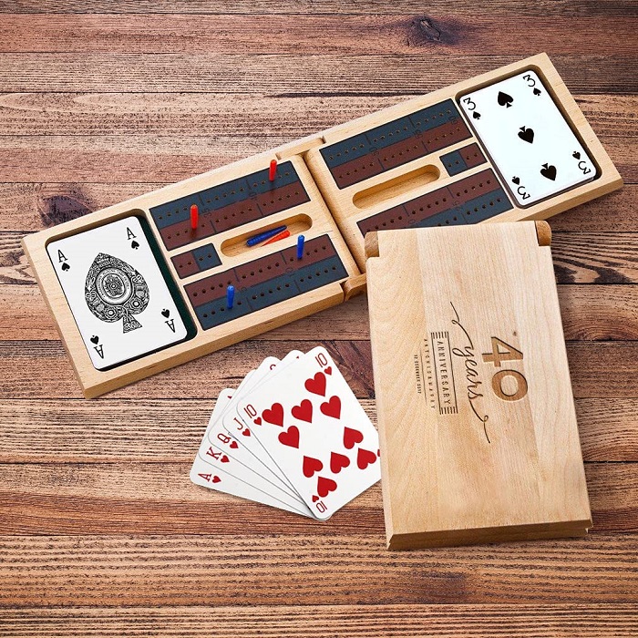 Personalized Wooden Cribbage Game