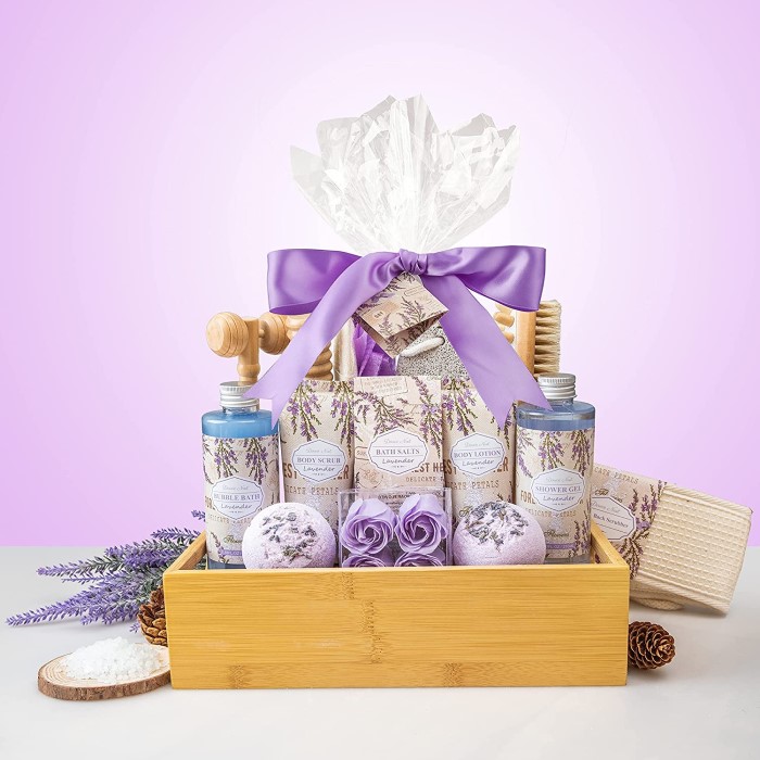 Luxury Gifts For Girlfriend: A Lavender-Scented Gift Basket For Beauty Sleep 
