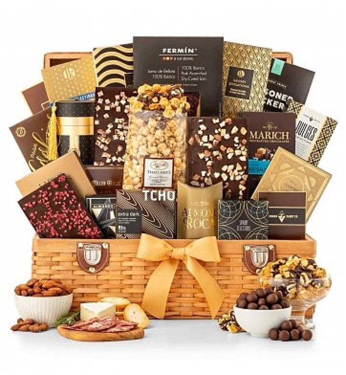 Luxury Gift For Her: Gourmet Gift Basket