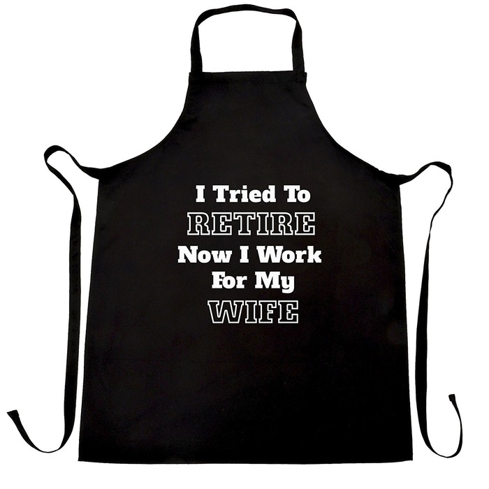 Apron For Pension Retirement Ideas For Men To Have More Free Time.