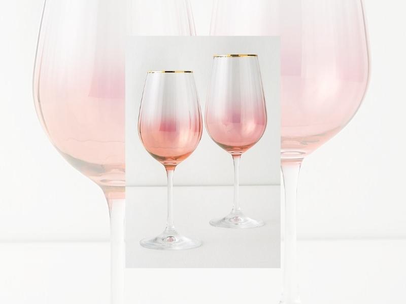 Engagement Gift Couples Wine Glasses - Wedding Couples Wine Glass Set -  Engagement Wine Glasses. Matching Wine Glass Set Engaged Couple