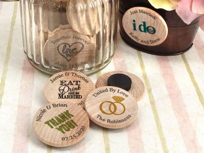 Playful Custom Magnets for the best engagement gift ideas