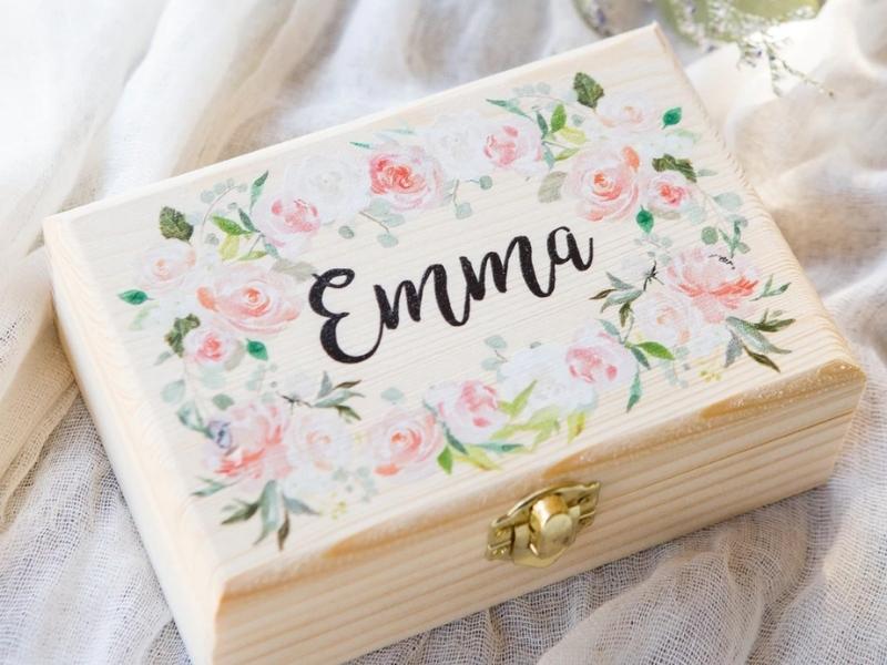 Personalized Ring Box for the engagement gift