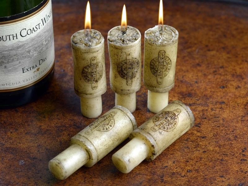 Champagne-Scented Candle for engagement gift ideas