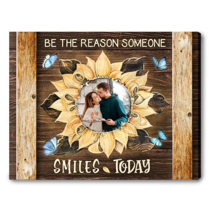 Sunflower Gifts For Her: Photo Wall Art Decor