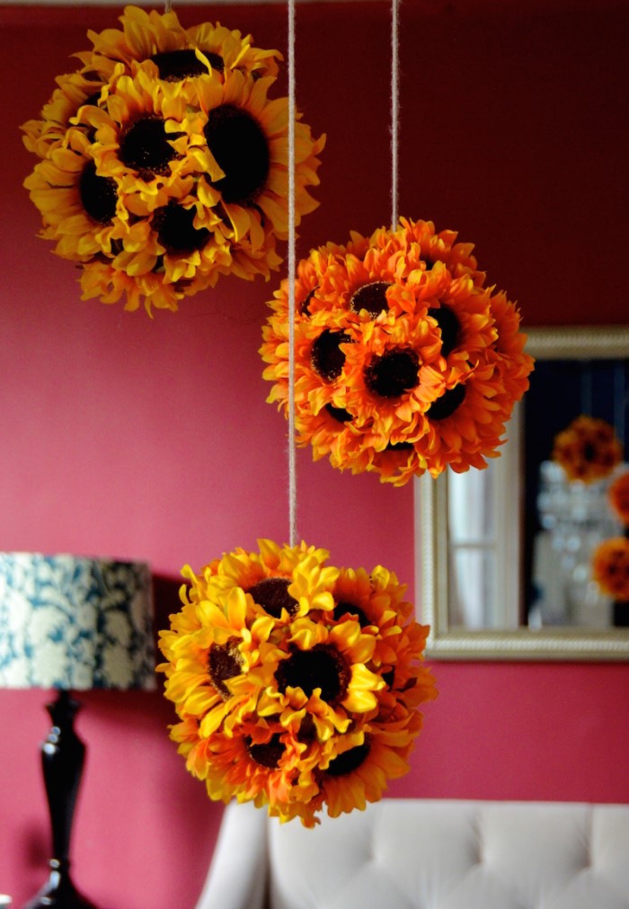 Sunflower Gifts For Her: Sunflower Pendants