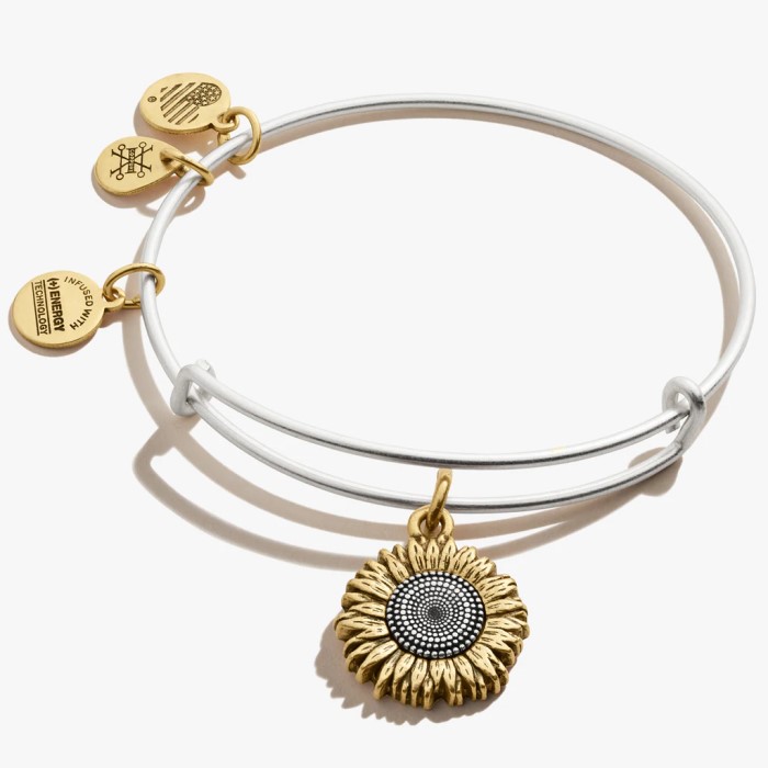 Sunflower Gift Ideas For Her: Charm Bangle