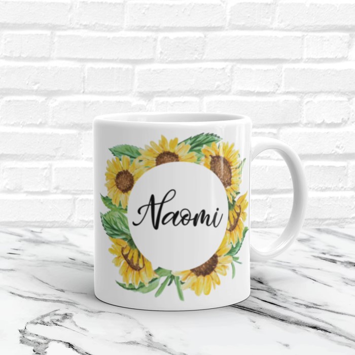 Sunflower Gift Ideas For Her: Morning Cup Of Joe