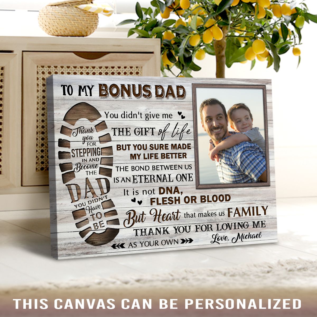 Best Bonus Dad Ever - Family Personalized Custom 4 In 1 Can Cooler Tum -  Pawfect House ™