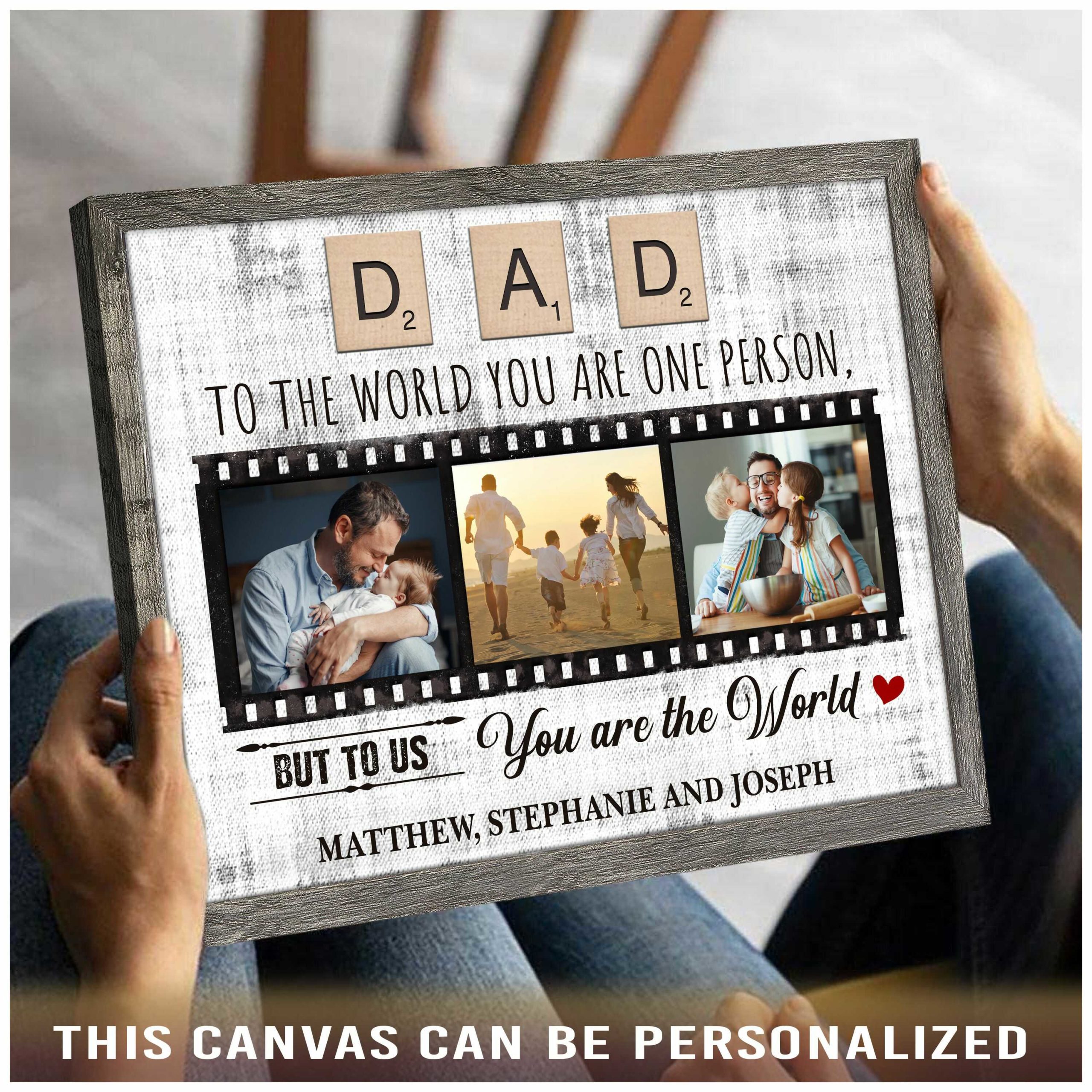 What Are Good Dad Gifts Father's Day Gift Ideas Personalized Dad Gift Ideas  For Birthday - Oh Canvas